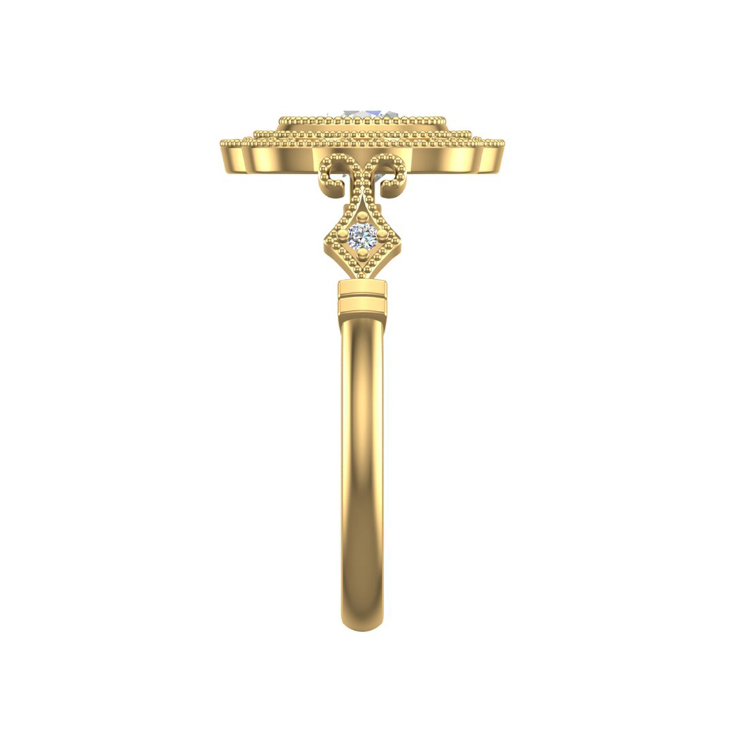 Haven Halo Engagement Ring